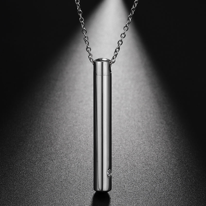 Stainless Steel Empty Cremation Pendant Crystay