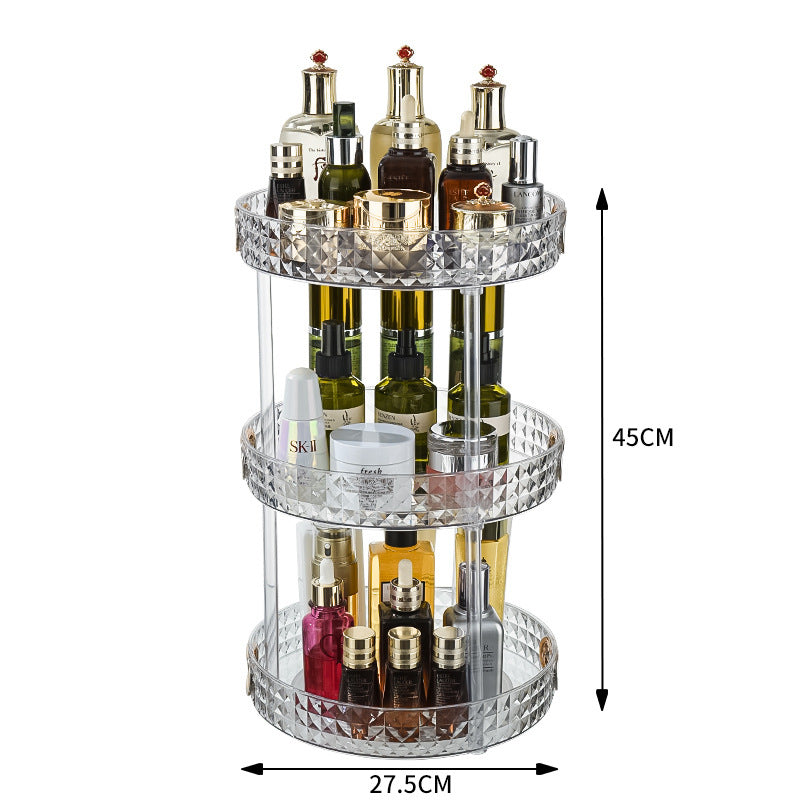 Luxury Dresser Cosmetics Rotating Storage for Perfume