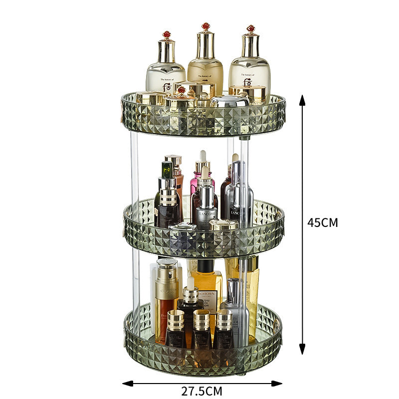 Luxury Dresser Cosmetics Rotating Storage for Perfume