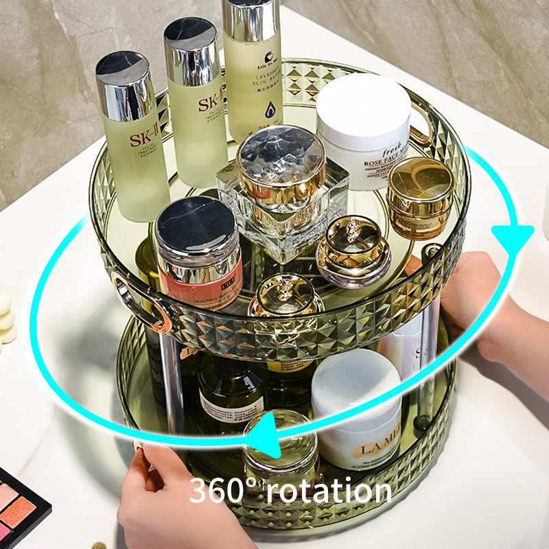 Luxury Dresser Cosmetics Rotating Storage for Perfume