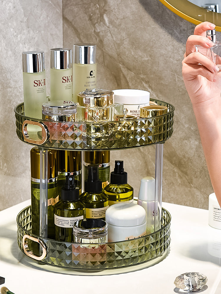 Luxury Dresser Cosmetics Rotating Storage for Perfume